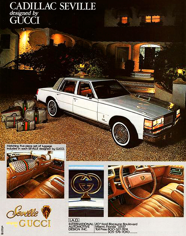 1979 Cadillac Seville Gucci Advertisement